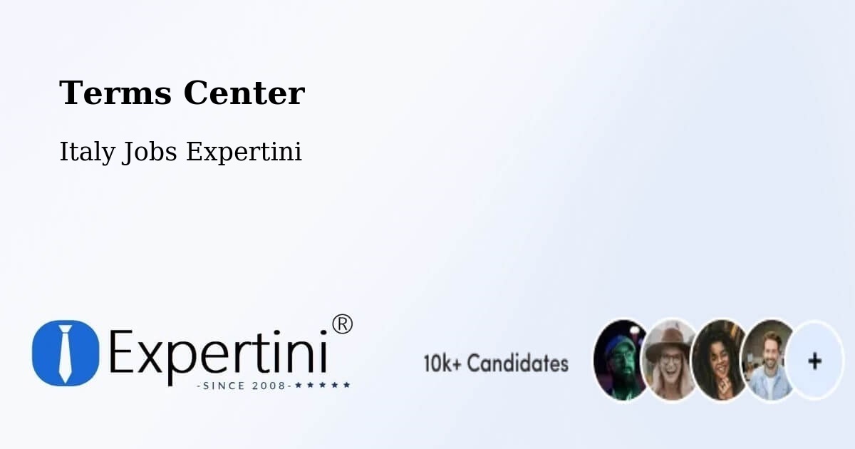 Terms of Service – Casier - Italy Jobs Expertini